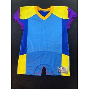 GARBATHLETICS Youth Football‎ Jersey Uniform Blue Yellow Purple YXL